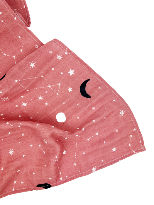 Pink Constellation Gauze Blanket