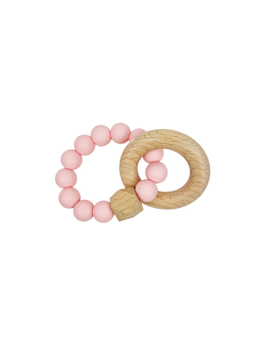 Soft Pink Teething Ring